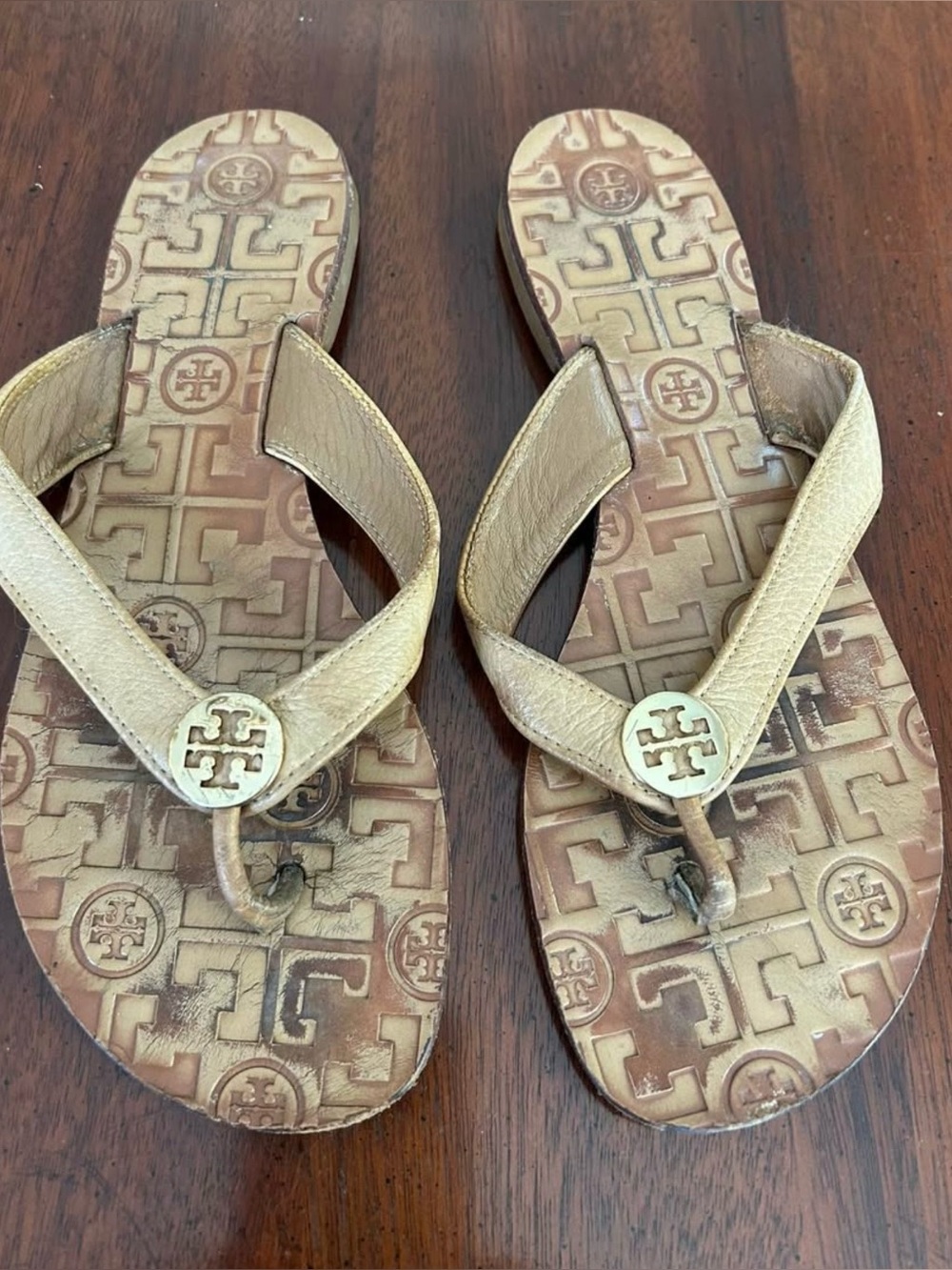 TORY BURCH THORA SANDALS- GOLD